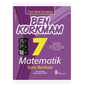 7. Sınıf Ben Korkmam Matematik Soru Bankası Ata Yayıncılık