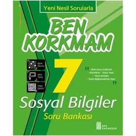 7. Sınıf Ben Korkmam Sosyal Bilgiler Soru Bankası Ata Yayıncılık