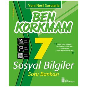 7. Sınıf Ben Korkmam Sosyal Bilgiler Soru Bankası Ata Yayıncılık