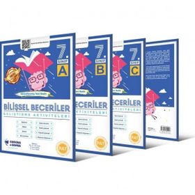 7. Sınıf Bilişsel Beceriler Geliştirme Aktiviteleri Seti A B C Seri - Curious Genius Yayınları
