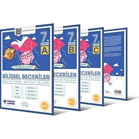 7. Sınıf Bilişsel Beceriler Geliştirme Aktiviteleri Seti A B C Seri - Curious Genius Yayınları