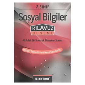 7. Sınıf Bloktest Sosyal Bilgiler Tekrar Testleri Tudem Yayınları