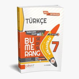7. Sınıf Bumerang Türkçe Akıllı Defter - Günay Yayınları