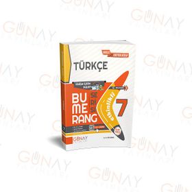 7. Sınıf Bumerang Türkçe Akıllı Defter - Günay Yayınları
