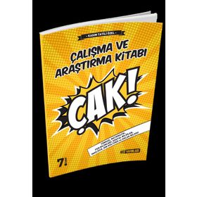 7.Sınıf Çalışma Ve Araştırma Kitabı Çak Hız Yayınları