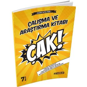 7.Sınıf Çalışma Ve Araştırma Kitabı Çak Hız Yayınları