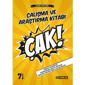 7.Sınıf Çalışma Ve Araştırma Kitabı Çak Hız Yayınları