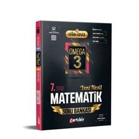 7. Sınıf Çetin Ceviz Omega 3 Matematik Soru Bankası ve Deneme Tek Kitap-Artıbir Yayınları