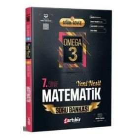 7. Sınıf Çetin Ceviz Omega 3 Matematik Soru Bankası ve Deneme Tek Kitap-Artıbir Yayınları