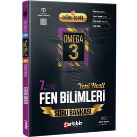 7. Sınıf Çetin Ceviz Omega Fen Bilimleri Soru Bankası - Artıbir Yayınları