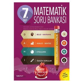 7. Sınıf Dahi Genç Matematik Soru Bankası Fen Liselerine Hazırlık