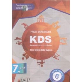 7. Sınıf Deneme Sınavı Altılı Analiz Yayınları