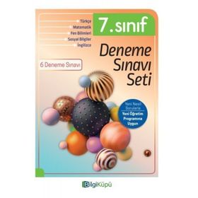 7. Sınıf Deneme Sınavı Seti Bilgiküpü Yayınları