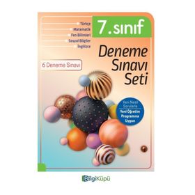 7. Sınıf Deneme Sınavı Seti Bilgiküpü Yayınları