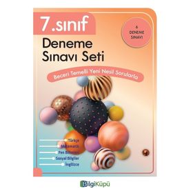 7. Sınıf Deneme Sınavı Seti Bilgiküpü Yayınları