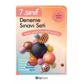 7. Sınıf Deneme Sınavı Seti Bilgiküpü Yayınları