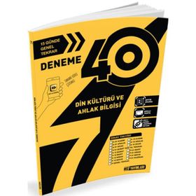 7 Sınıf Din Kültürü ve Ahlak Bilgisi 40 Deneme Hız Yayınları