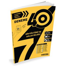 7 Sınıf Din Kültürü ve Ahlak Bilgisi 40 Deneme Hız Yayınları