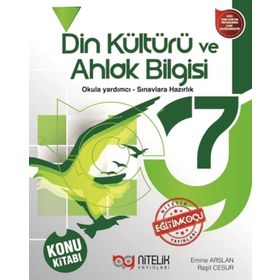 7.Sınıf Din Kültürü ve Ahlak Bilgisi Beceri Odak Konu Anlatım Kitabı-Doğru Cevap Yayınları