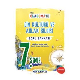 7. Sınıf Din Kültürü ve Ahlak Bilgisi Classmate Soru Bankası-Okyanus Yayınları