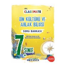 7. Sınıf Din Kültürü ve Ahlak Bilgisi Classmate Soru Bankası-Okyanus Yayınları