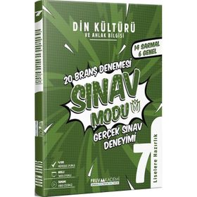 7. Sınıf Din Kültürü ve Ahlak Bilgisi Deneme Pruva Akademi