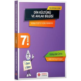 7. Sınıf Din Kültürü ve Ahlak Bilgisi Konu Özetli Soru Bankası Sonuç Yayınları