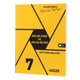 7. Sınıf Din Kültürü ve Ahlak Bilgisi Özet Konu Anlatımlı Etkinlik Kitabı - Hız Yayınları