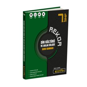 7. Sınıf Din Kültürü ve Ahlak Bilgisi Rekor Soru Bankası-Startfen Yayınları
