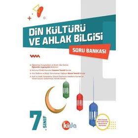 7. Sınıf Din Kültürü ve Ahlak Bilgisi Soru Bankası-Kida Yayınları