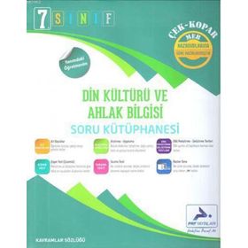 7. Sınıf Din Kültürü ve Ahlak Bilgisi Soru Kütüphanesi - Paraf Yayınları