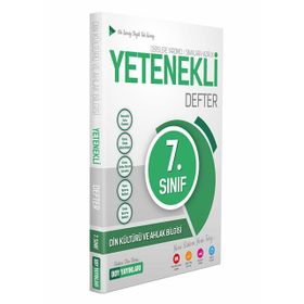 7. Sınıf Din Kültürü ve Ahlak Bilgisi Yetenekli Defter - DDY Yayınları