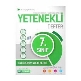 7. Sınıf Din Kültürü ve Ahlak Bilgisi Yetenekli Defter - DDY Yayınları