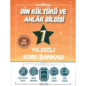 7. Sınıf Din Kültürü ve Ahlak Bilgisi Yıldızlı Soru Bankası-Deniz Yıldızı Yayınları