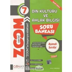 7. Sınıf Din Kültürü ve Ahlak Bilgisi Zoom Soru Bankası-Günay Yayınları