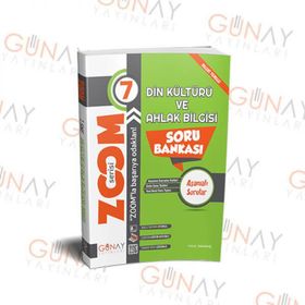 7. Sınıf Din Kültürü Zoom Soru Bankası Günay Yayınları