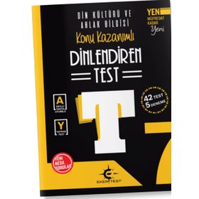 7. Sınıf Dinlendiren Test Eker Test Yayınları