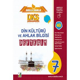 7. Sınıf DKS 4B Din Kültürü Ve Ahlak Bilgisi Defterim-Damla Yayınevi