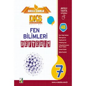 7. Sınıf DKS 4B Fen Bilimleri Defterim Damla Yayınevi