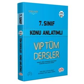 7. Sınıf Editör Tüm Dersler Konu Anlatımlı Mavi Kitap