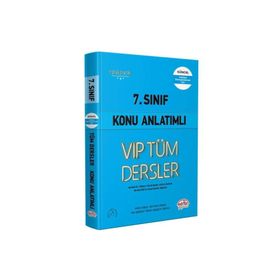 7. Sınıf Editör Tüm Dersler Konu Anlatımlı Mavi Kitap