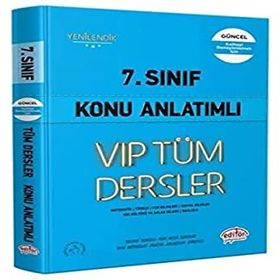 7. Sınıf Editör Tüm Dersler Konu Anlatımlı Mavi Kitap