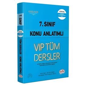 7. Sınıf Editör Tüm Dersler Konu Anlatımlı Mavi Kitap