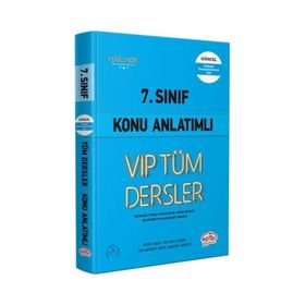 7. Sınıf Editör Tüm Dersler Konu Anlatımlı Mavi Kitap