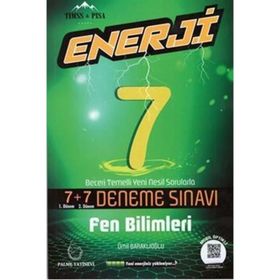 7. Sınıf Enerji Fen Bilimleri Denemeleri - Palme Yayınları