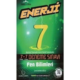 7. Sınıf Enerji Fen Bilimleri Denemeleri - Palme Yayınları