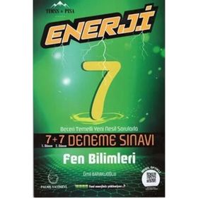 7. Sınıf Enerji Fen Bilimleri Denemeleri - Palme Yayınları