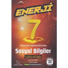 7. Sınıf Enerji Sosyal Bilgiler Soru Bankası Palme Yayınları