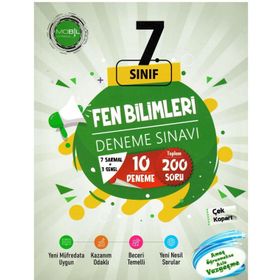 7. Sınıf Fen Bilimleri 10 Deneme - Mobil Yayınları