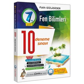 7. Sınıf Fen Bilimleri 10 Deneme Sınavı Çanta Yayınları
